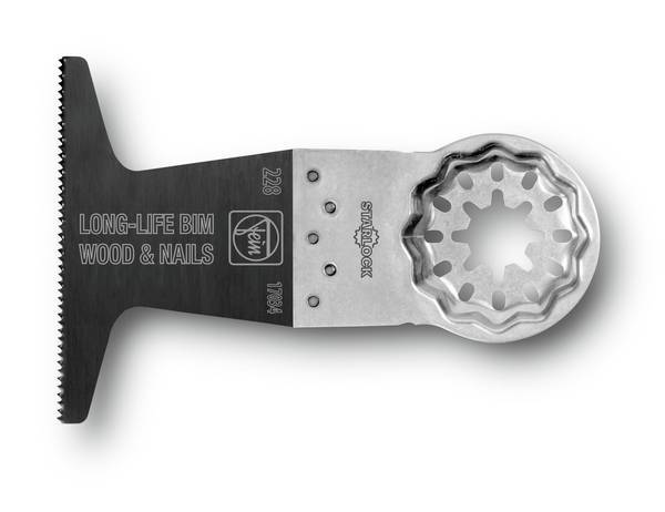 FEIN E-Cut Long-Life-Sägeblatt, Länge 50 mm, Breite 65 mm, VE 5 St, Aufnahme Starlock<br>