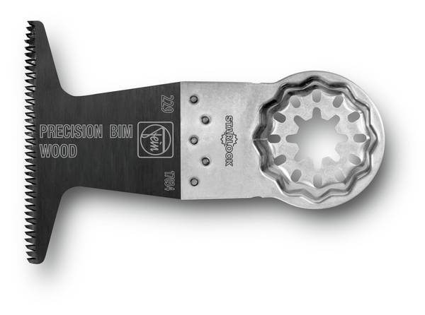 FEIN E-Cut Precision BIM-Sägeblatt, Länge 50 mm, Breite 65 mm, VE 1 St, Aufnahme Starlock<br>