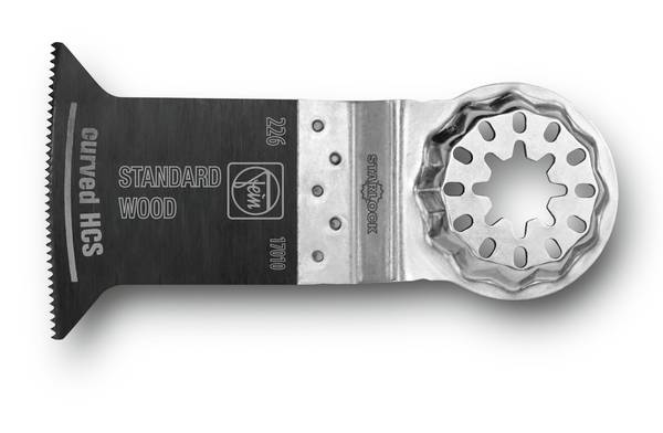 FEIN E-Cut Standard-Sägeblatt curved, Länge 50 mm, Breite 50 mm, VE 5 St, Aufnahme Starlock<br>