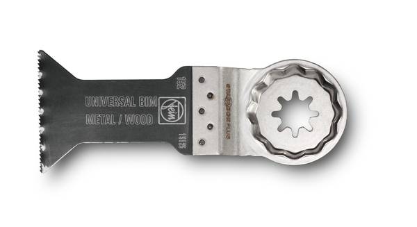 FEIN E-Cut Universal-Sägeblatt, Länge 60 mm, Breite 44 mm, VE 3 St, Aufnahme StarlockPlus<br>