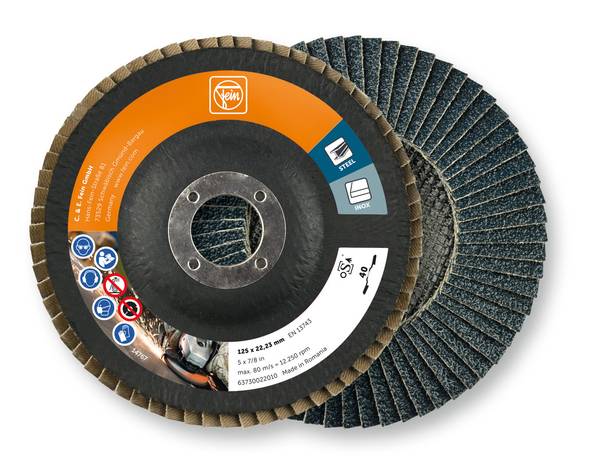 FEIN Fächerschleifscheibe, Ø 125 mm, VE 10 St<br>