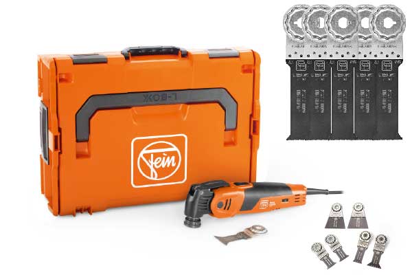 Fein MM 700 MAX Multimaster im Set mit E-Cut-Sägeblätter und Best-of-E-Cut-Set<br>