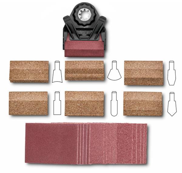 FEIN Profil-Schleifset, Aufnahme StarlockPlus<br>