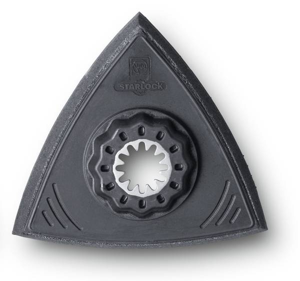 FEIN Schleifplatte, superweich, Kantenlänge 80 mm, Aufnahme Starlock<br>