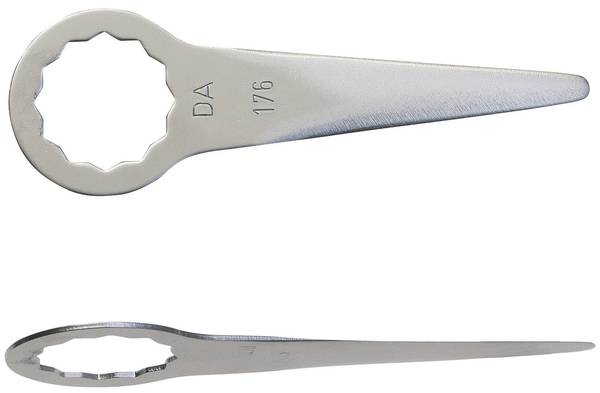 FEIN Schneidmesser gerade Form, Schneidenlänge 26 mm, Gesamtlänge 56 mm<br>