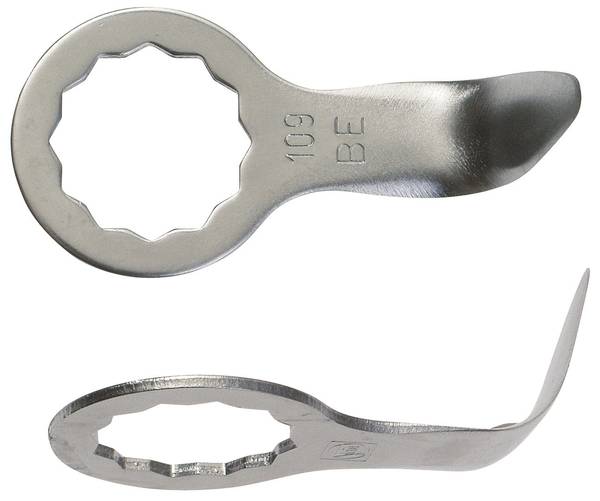 FEIN Schneidmesser gerade Form, Schneidenlänge 35 mm, Gesamtlänge 75 mm<br>