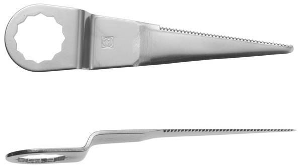 FEIN Schneidmesser gerade Form, Schneidenlänge 60 mm, Gesamtlänge 120 mm<br>