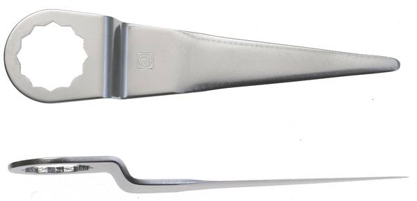 FEIN Schneidmesser gerade Form, Schneidenlänge 60 mm, Gesamtlänge 120 mm<br>