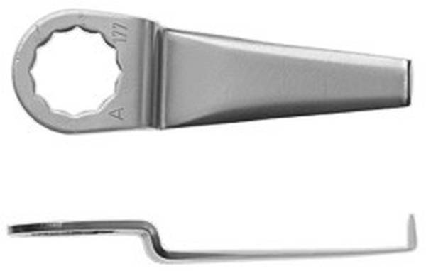 FEIN Schneidmesser gerade Form, Schneidenlänge 65/8 mm, Gesamtlänge 85 mm<br>