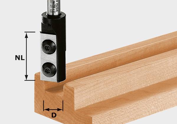 Festool Nutfräser-Wendeplatten HW S8 D8/20 WP Z1<br>