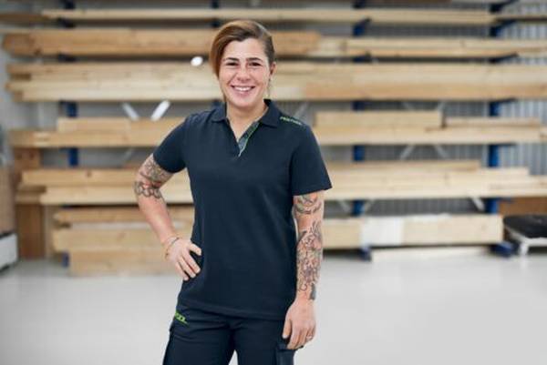Festool Poloshirt dunkelblau Damen POL-LAD-FT1-L<br>