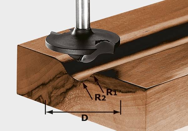 Festool Profilfräser HW S8 D42/13/R6+12<br>