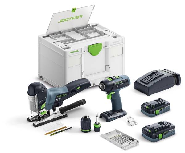 Festool T 18+3/PSC 420 HPC I-Set Montage-Set Akku<br>