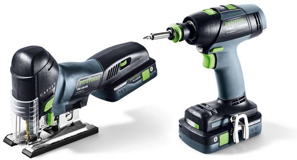 Festool T 18+3/PSC 420 HPC I-Set Montage-Set Akku<br>
