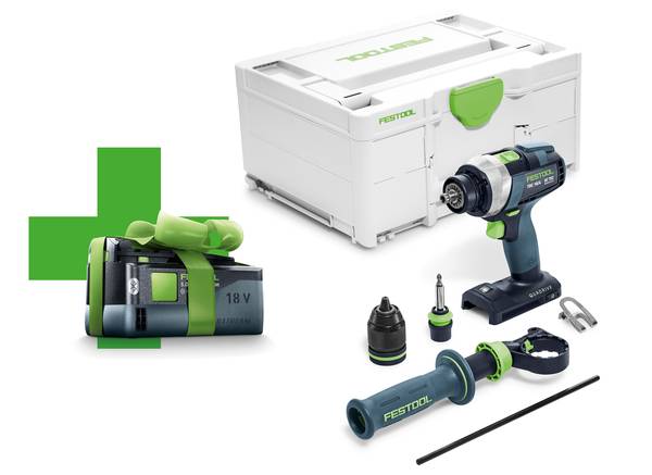 Festool TDC 18/4 I-Basic-5,0 Akku-Bohrschrauber QUADRIVE<br>