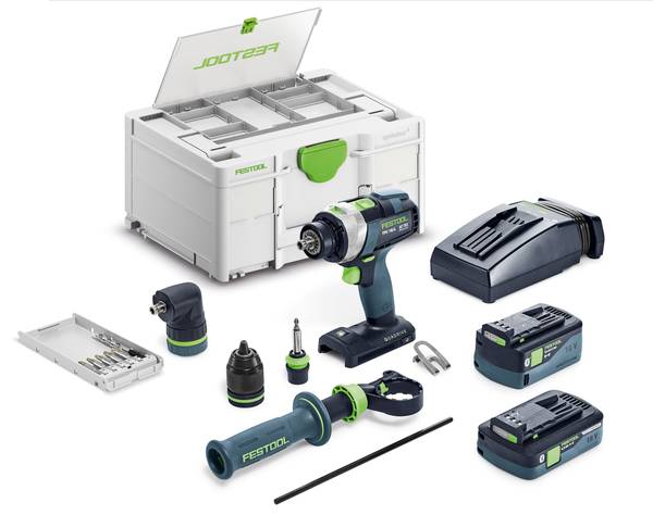 Festool TPC 18/4 5,0/4,0 I-Set Akku-Schlagbohrschrauber QUADRIVE<br>