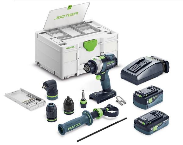 Festool TPC 18/4 5,0/4,0 I-Set/XL Akku-Schlagbohrschrauber QUADRIVE<br>