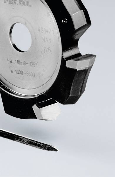 Festool V-Nutfräser HW 118x18-135°/Alu<br>