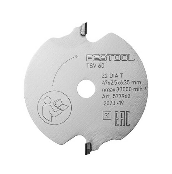 Festool Vorritz-Sägeblatt WOOD FINE CUT SPECIAL DIA 47x2,5x6,35 T2<br>