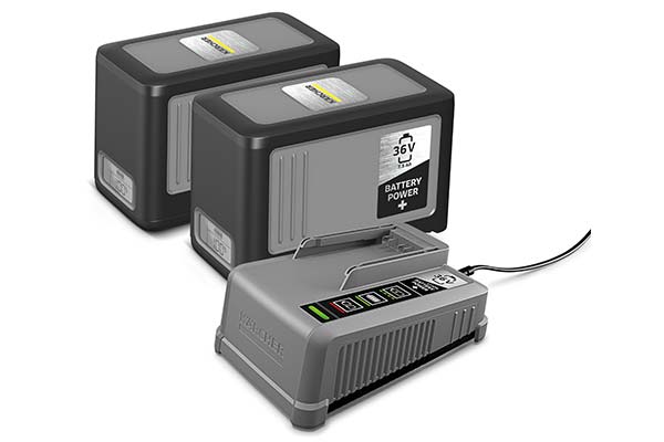 Battery Power+ Pack Set 2 x 36 V / 7.5Ah und Charger<br>
