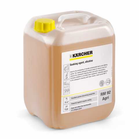 Kärcher PressurePro, Einweichmittel, alkalisch RM92 AGRI 10l<br>