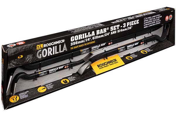 Gorilla bar, Roughneck, Nageleisenset<br>