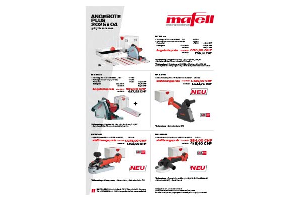 Mafell Angebote 4-25