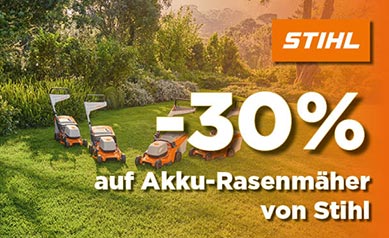 Stihl Akku-Rasenm&auml;her-Aktion