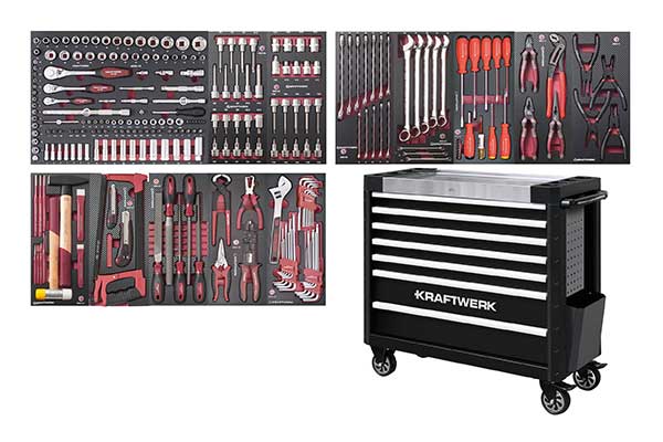 Werkstattwagen P407L, EVA, PB+HT, 280-tlg.<br>