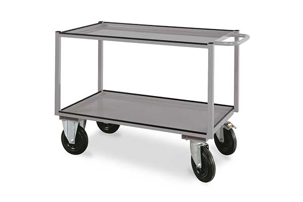 Tischwagen mit 2 Ladeflächen, 810x1300x600 mm, 45 KG<br>