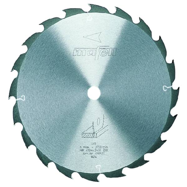 Mafell Sägeblatt-HM, 410 x 2,5/4,2 x 30 mm, Z 20, WZ<br>