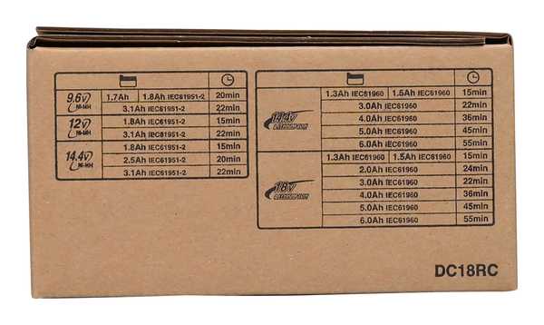 Makita Schnelladegerät LXT DC18RC<br>