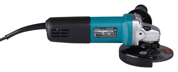 Makita 9558HNRGK4 SET Winkelschleifer Ø 125 mm mit Scheiben<br>