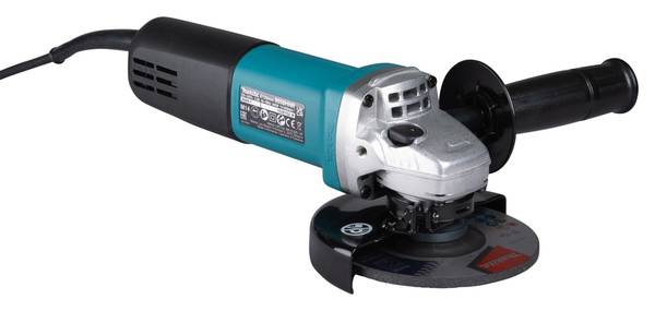 Makita 9558HNRGK4 SET Winkelschleifer Ø 125 mm mit Scheiben<br>
