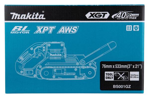 Makita BS001GZ Akku-Bandschleifer<br>