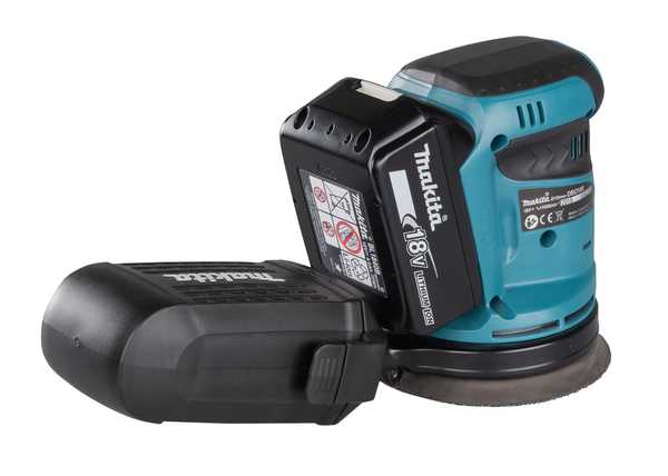 Makita DBO180RTJ Akku-Exzenterschleifer 18V<br>