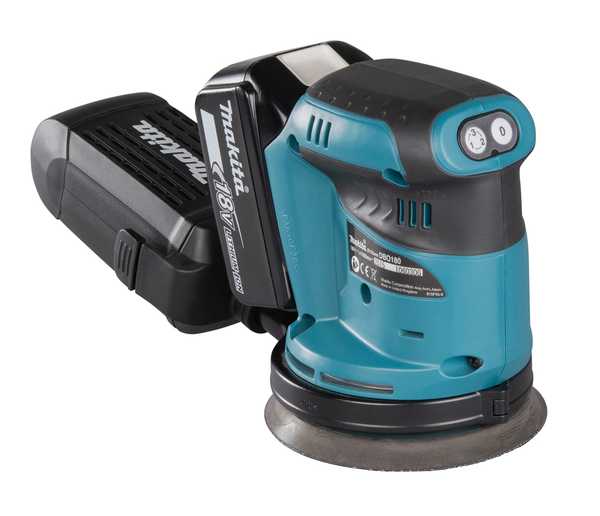 Makita DBO180RTJ Akku-Exzenterschleifer 18V<br>