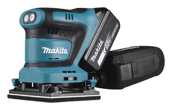 Makita DBO480RTJ Akku-Schwingschleifer 18V<br>