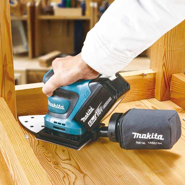 Makita DBO480RTJ Akku-Schwingschleifer 18V<br>