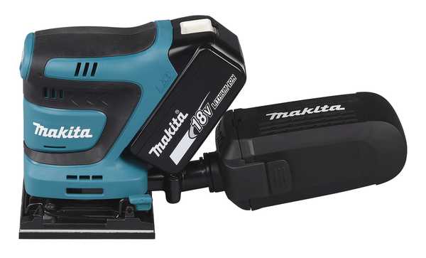 Makita DBO480RTJ Akku-Schwingschleifer 18V<br>