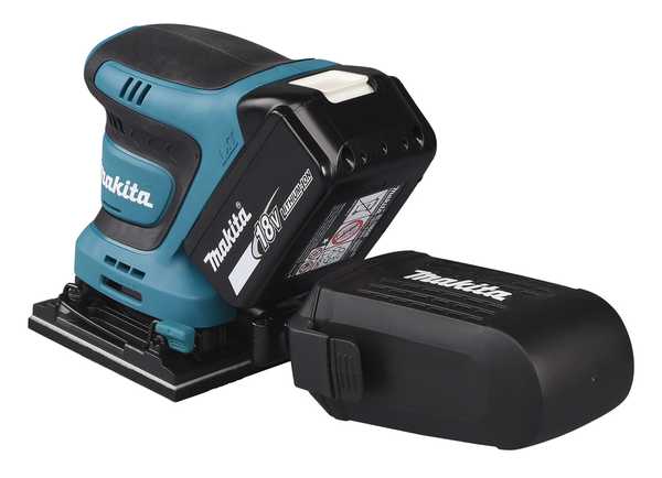 Makita DBO480RTJ Akku-Schwingschleifer 18V<br>