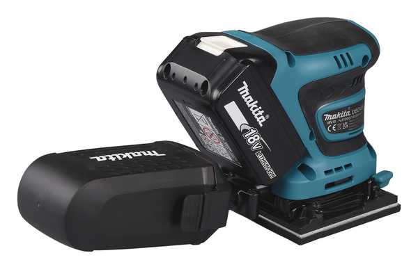 Makita DBO480RTJ Akku-Schwingschleifer 18V<br>