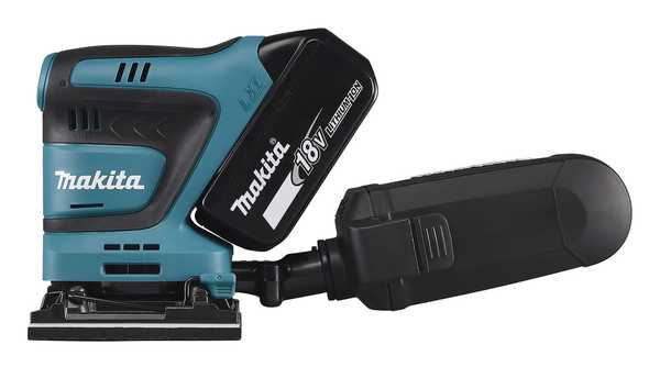 Makita DBO480RTJ Akku-Schwingschleifer 18V<br>