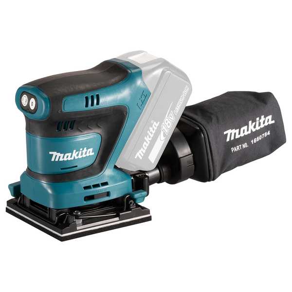 Makita DBO480ZJ Akku-Schwingschleifer 18V<br>