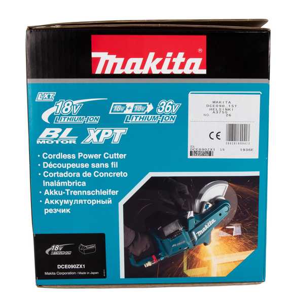 Makita DCE090ZX1 Akku-Trennschleifer<br>