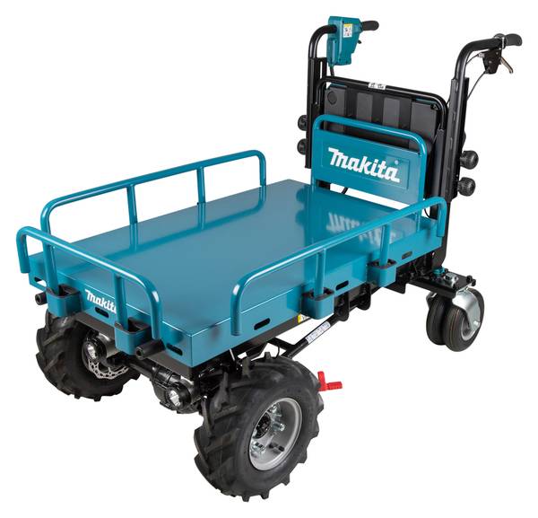 Makita DCU601Z Akku-Schubkarre mit Elektro-Hubtisch<br>