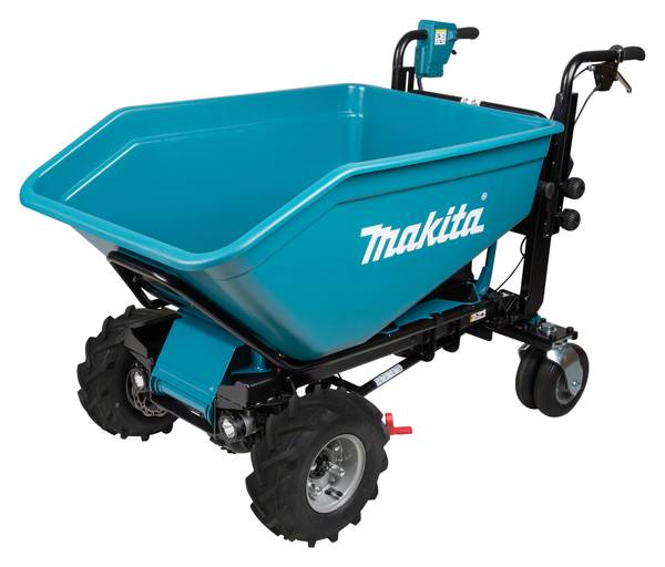 Makita DCU602Z Akku-Schubkarre mit Elektro-Kippmulde<br>
