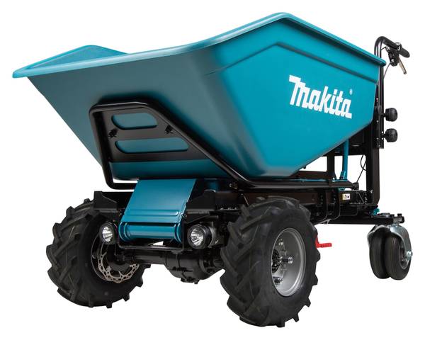Makita DCU602Z Akku-Schubkarre mit Elektro-Kippmulde<br>