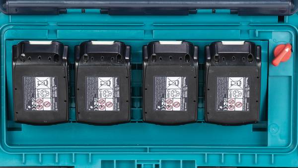 Makita DCU602Z Akku-Schubkarre mit Elektro-Kippmulde<br>