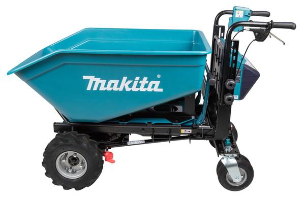 Makita DCU602Z Akku-Schubkarre mit Elektro-Kippmulde<br>